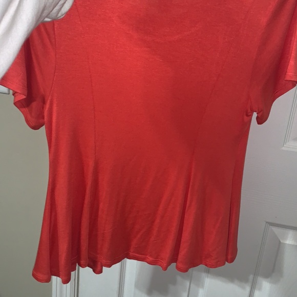 Mossimo flowy orange/red top - Picture 3 of 3
